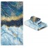 Bolaz Bath Towel Sets for Bathroom Hand Towels Fingertip Towels Blue Gold Marble Abstract Modern 3 Piece Decorative Soft Cotton Absorbent Bolaz Bath Towel Sets for Bathroom Hand Towels Fingertip Towels Blue Gold Marble Abstract Modern 3 Piece Decorative Soft Cotton Absorbent